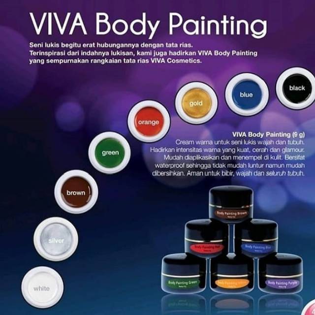 VIVA Cosmetics Body Painting