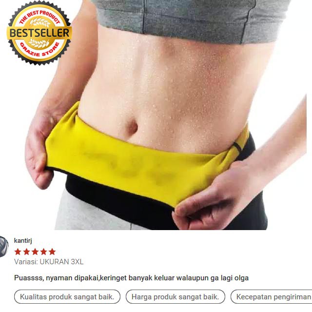 [BISA COD] Korset Pelangsing Neotex Hot Shaper Slim Waist Penghancur Pembakar Lemak Perut Tebal