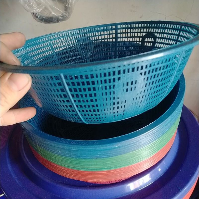 Bakul bulat, Besek, Wadah Bawang Plastik Serbaguna