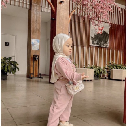 PAKET USAHA JUALAN JILBAB SEGITIGA ANAK | KERUDUNG SEGITIGA ANAK INSTAN ANAK SERIES WARNA MIX LUCU ANAK COD