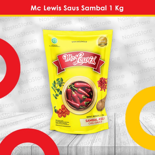 

Mc Lewis Saus Sambal Asli 1 Kg