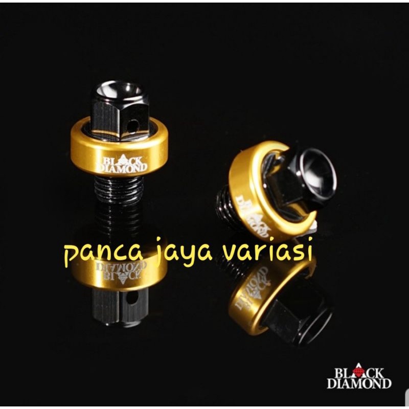 Baut Probolt Spion Tutup Baut Spion New Model Nmax/Pcx/Adv/Aerox/Xmax/Lexi Vario 160 Adv 160 Mio Honda Yamaha Dll BLACK DIAMOND Original Best Quality