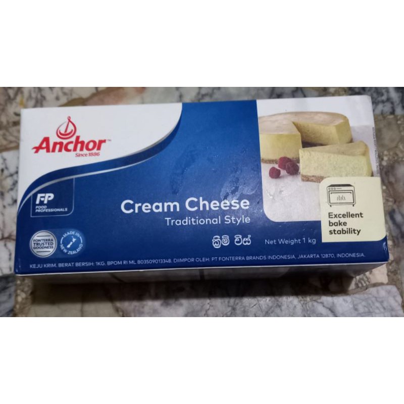 

Cream Cheese Anchor 1kg