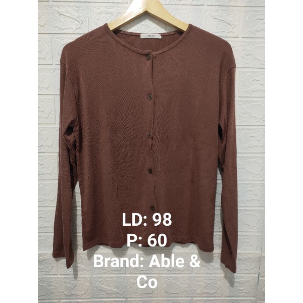 Cardigan Rajut dan Atasan Wanita (Thrift Shop/Preloved) 022-12