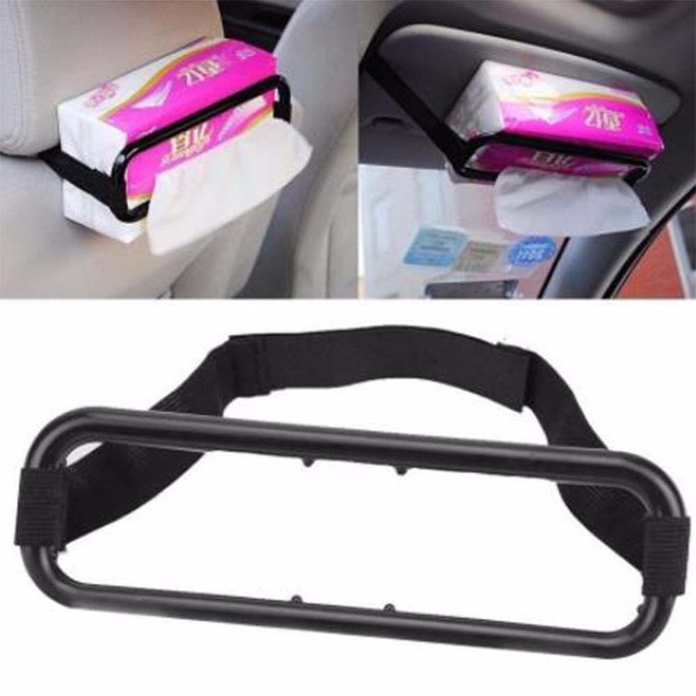 Lanfy Tempat Tisu Mobil Kursi Punggung Kreatif Styling Mobil Serbet Bracket Plastik Umum Aksesoris Mobil Tissue Box Bracket