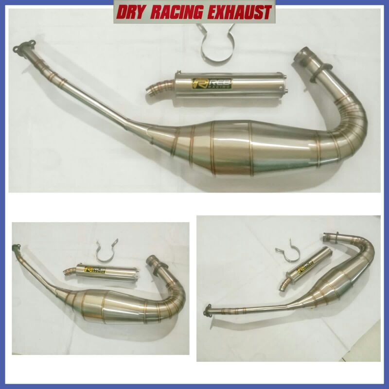 KNALPOT NINJA R RR SS RCB FULL STENLESS NON ORIGINAL DARI PURBALINGGA