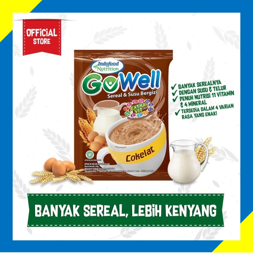 

Gowell Coklat 10 Pcs Sereal Gandum