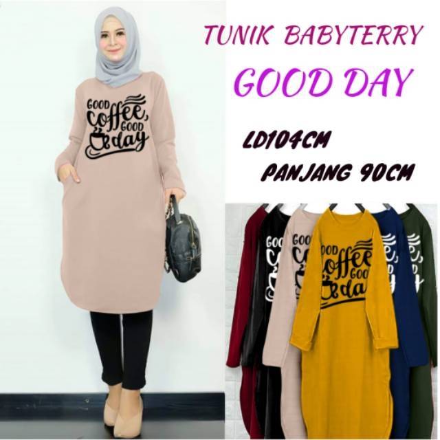 GR TUNIK GOOD DAY BABYTERRY BERKUALITAS