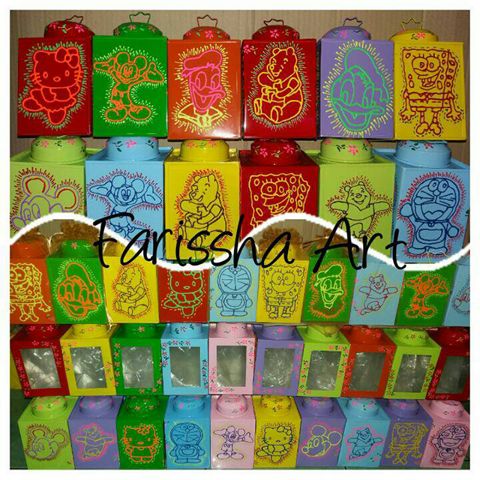 Kaleng Krupuk Motif / Kerupuk mini unik 9x12 motif