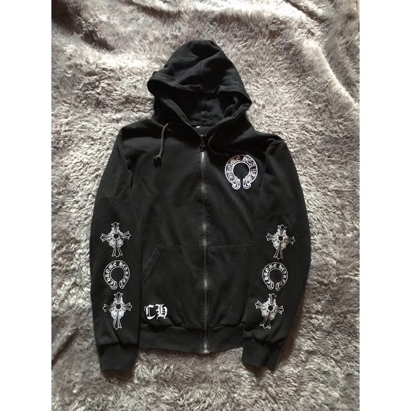 chrome hearts zipper hoodie