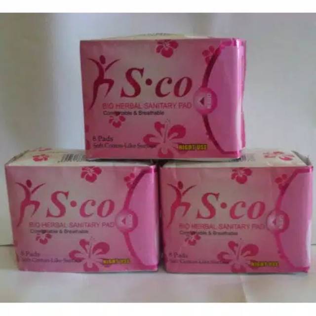Pembalut Herbal SCO NIGHT USE