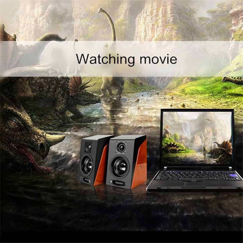 ( BLACK VERSION !!!! )First Eye 950 HiFi Desktop Multimedia Stereo Speaker 2.0 Channel Grab Medan