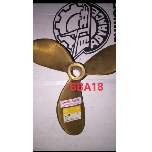 Kipas Kapal MIKASA / Propeller 3D pjg 12