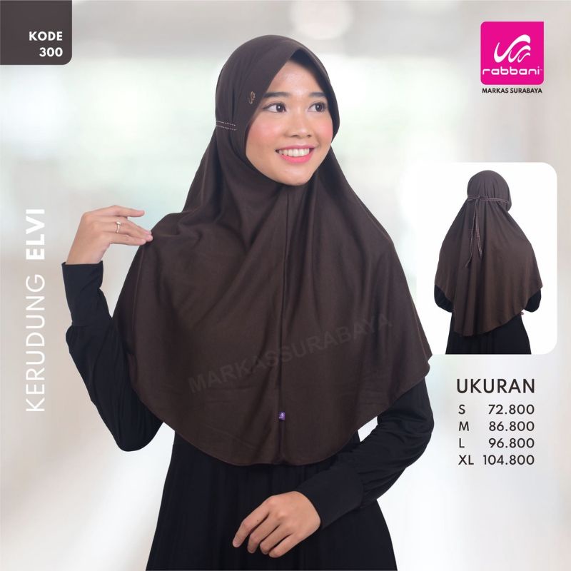 TIDAK RESTOCK KERUDUNG INSTAN RABBANI ELVI ORI M SAJA