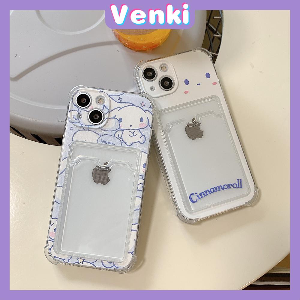 iPhone Case Silicone Soft Case Clear Case Card Case Photo Storage Card Holder Protection Camera Shockproof Cartoon Cute Style For iPhone 13 Pro Max iPhone 12 Pro Max iPhone 11 Pro Max iPhone 7 Plus iPhone XR XS MAX Pro Max XS 11 X/XS Plus/8 12 7/8/S pro