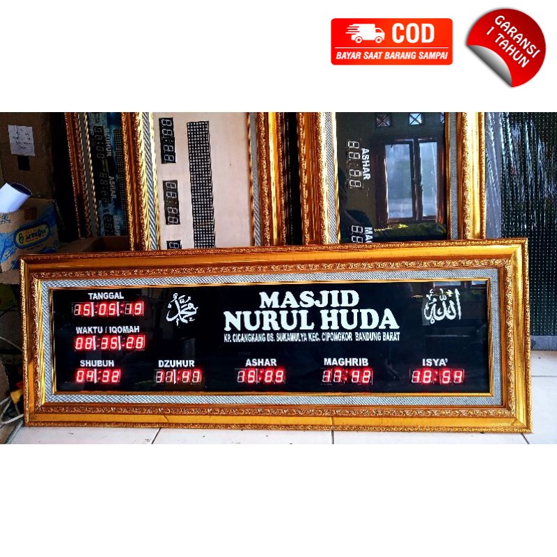 PROMO Jam dinding masjid digital