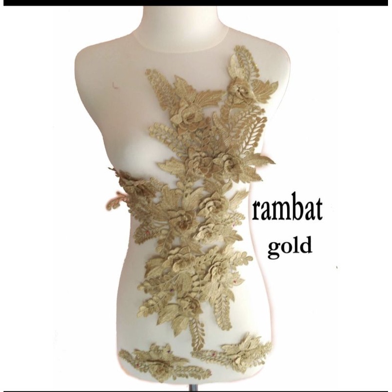 RENDA BUNGA RAMBAT 3D