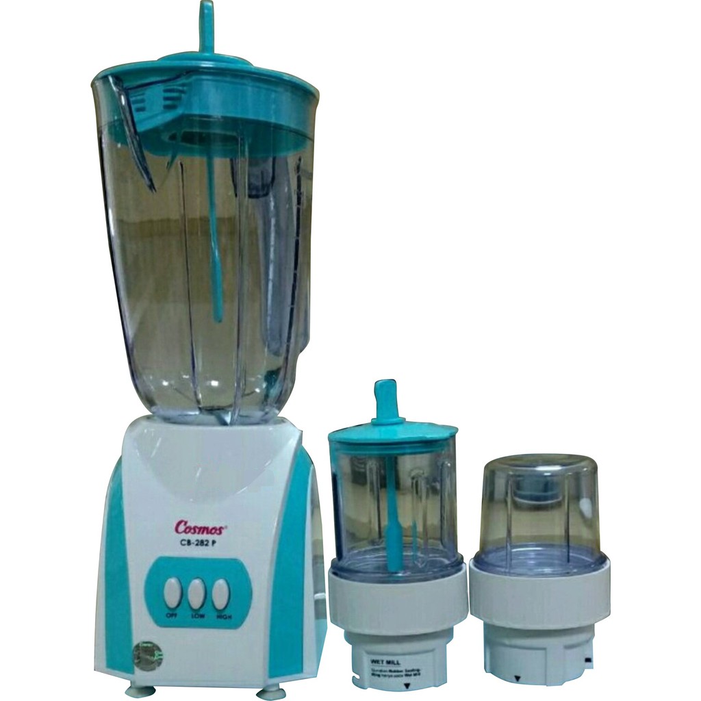 Cosmos CB 282 P Blender Plastik 2 Liter 250 W juicer untuk bahan dapur kering dan basah