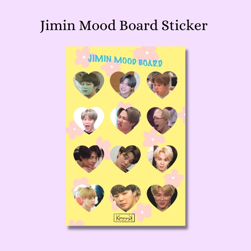 

Jimin Mood Board Stickers