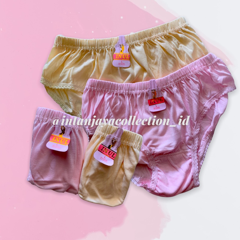 12 Pcs - CD Wanita Dewasa Lusinan INUL | Celana Dalam Perempuan Dewasa Murah Grosir Toko
