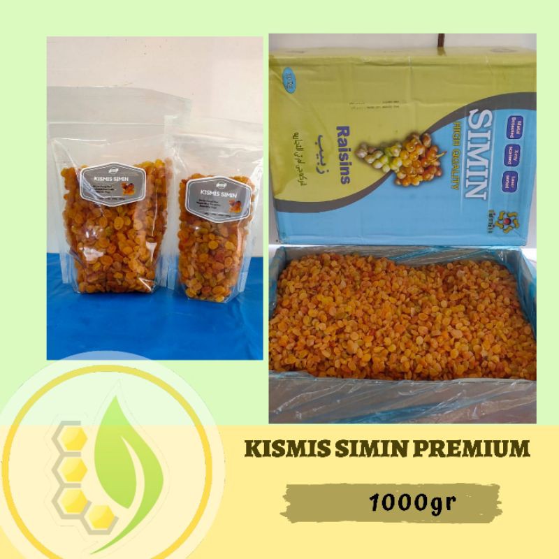 

Kismis Simin Premium 1kg || Spesifik Madu dan Kurma ||