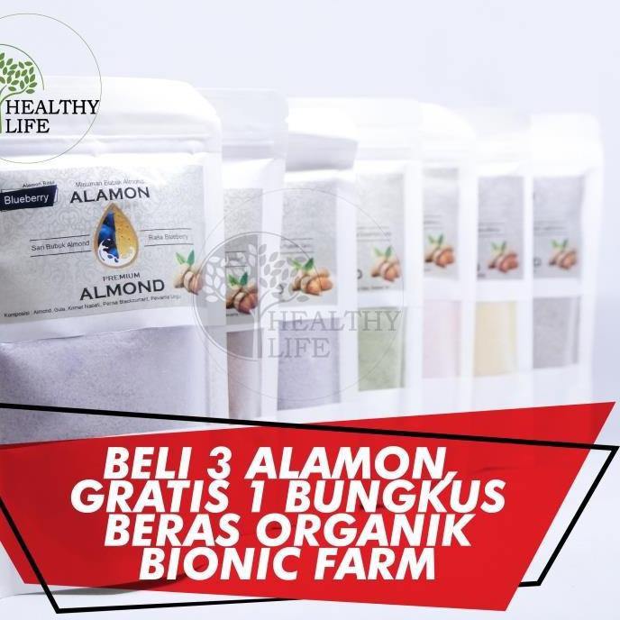 

56D♙ Susu Almond Bubuk /ALAMON PREMIUM/ ASI Booster & Brain Nutrition, Healthy, Halal/Recomended Har