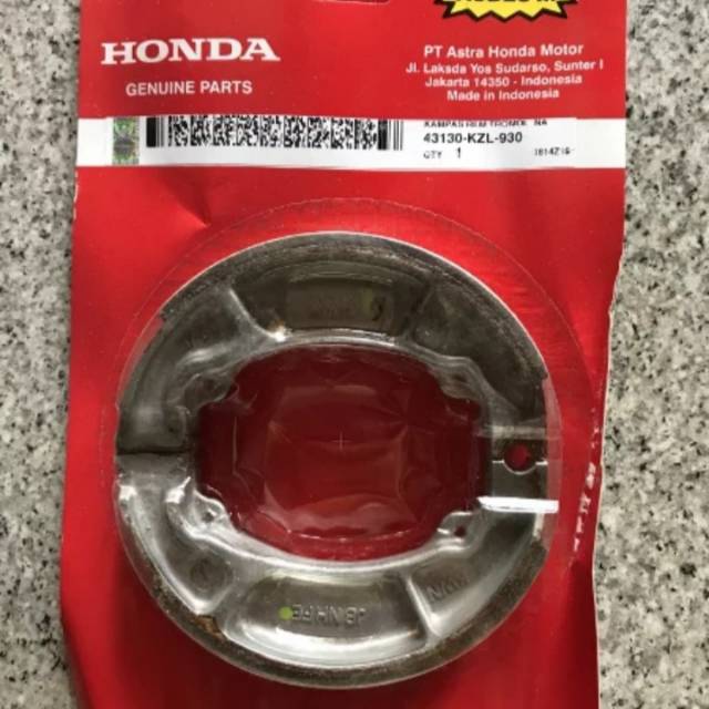 Kampas Rem Belakang Honda Vario CBS 125 Beat Vario 150 Ori