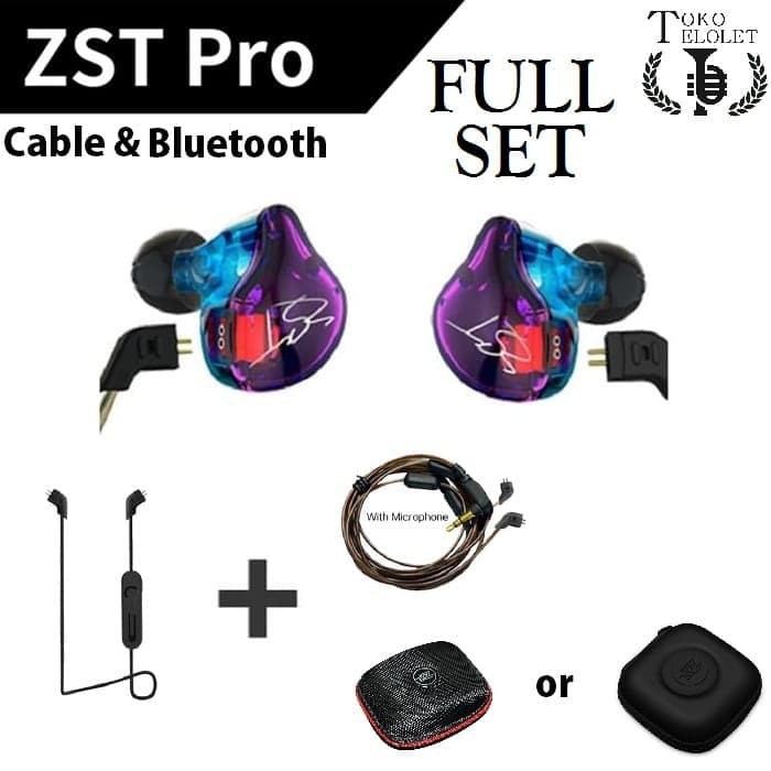 Headset Knowledge Zenith KZ ZST Pro FULLSET ORIGINAL