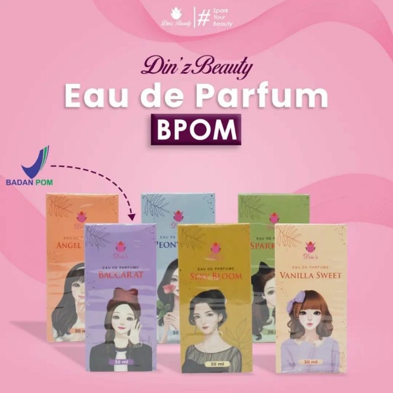 Edp Farfuem branded By Dinz beauty Farfum bpom wangin murah tahan lama seharian