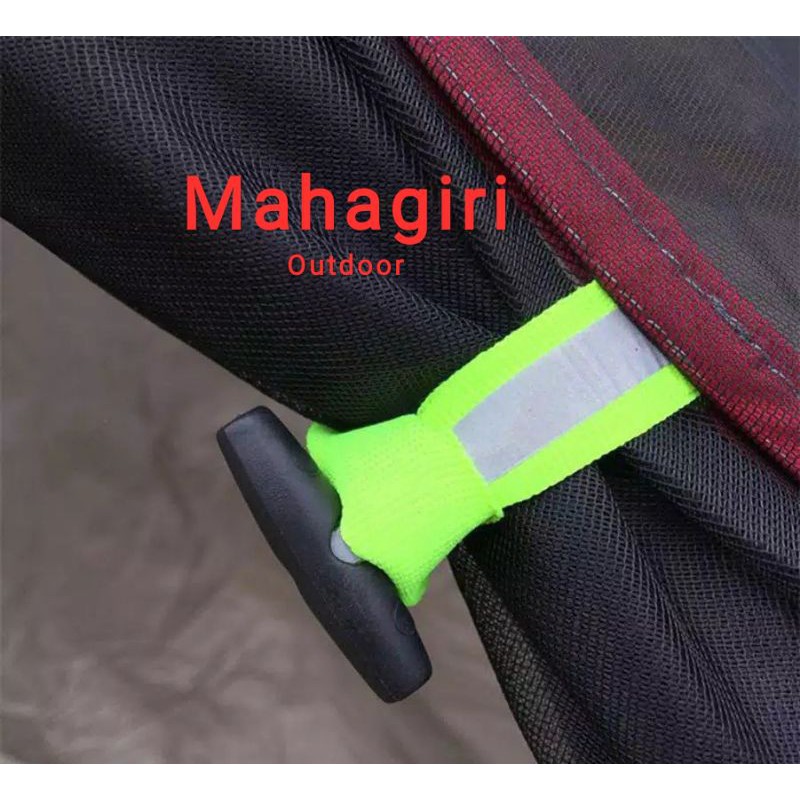 Gesper penggulung pintu tenda drawstring cord tent fly roll up buckle