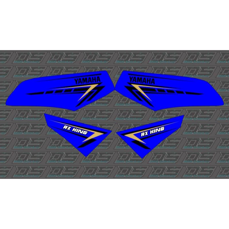 STRIPING TRANSPARAN RX-KING COSTUM II STRIPING RX KING VARIASI-Biru