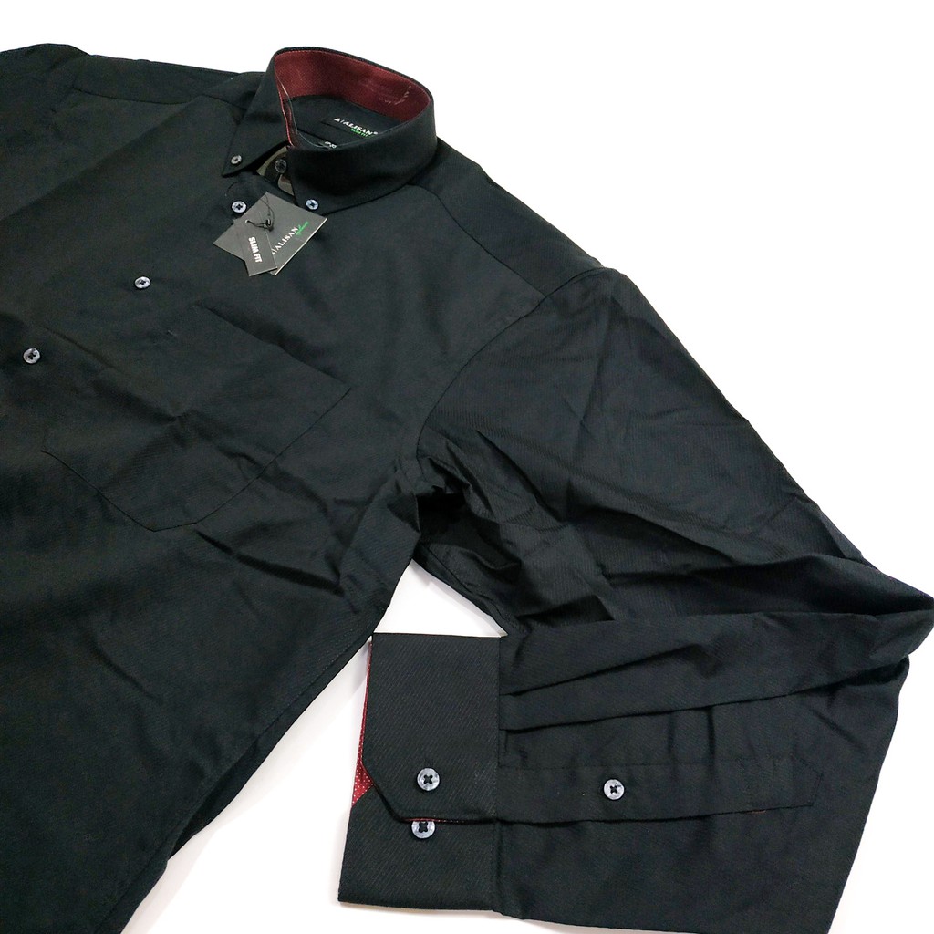 Kemeja ALISAN Corak SLIM Fit Lengan Panjang ( SIZE 17/XXXL )