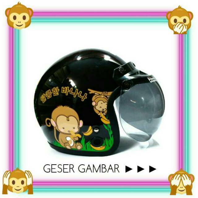 Helm Bogo Dewasa MVSTAR Full Leher Motif ZONAHELM