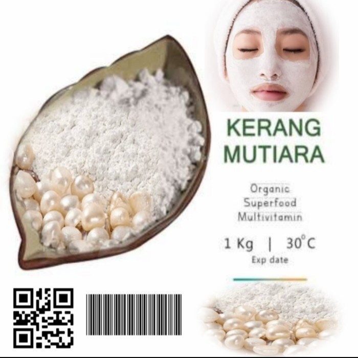 

Bubuk Kerang Mutiara Murni 1 Kg Organik Super Food Multivitamin Halus