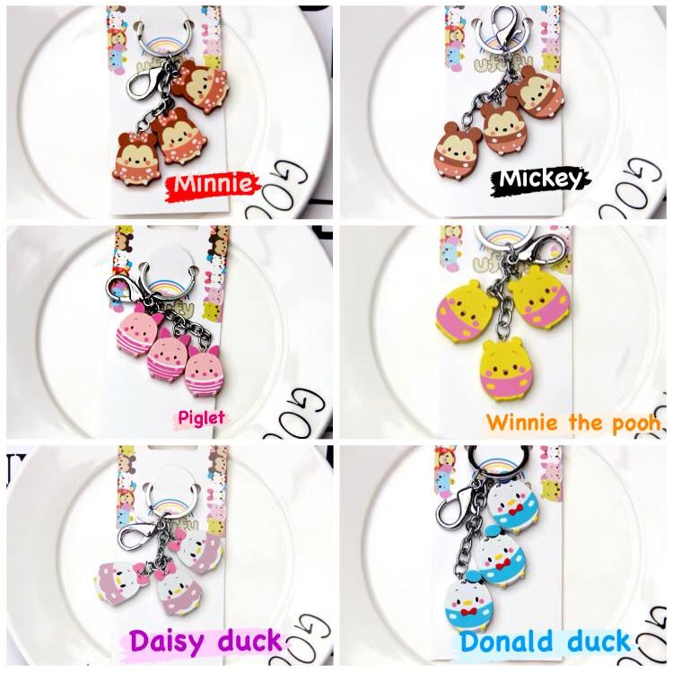 KEYCHAIN UFUFY GANTUNGAN KUNCI EEYORE MICKEY MINNIE