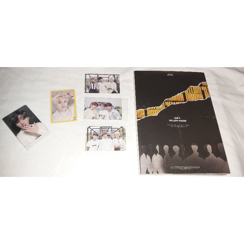 ALBUM STRAY KIDS YELLOW WOOD ( SEALED ) - PC LEE KNOW & BANGCHAN + GRUP