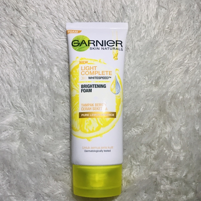 [ORIGINAL TERMURAH | BARU] Garnier Light Complete White Speed Foam 100ml (Facial Wash)