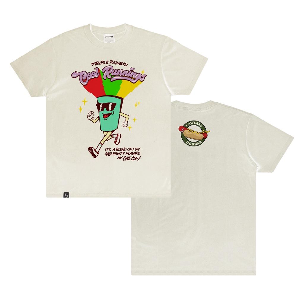 [COD] Lawless Dogbar - Triple Rainbow - White Premium 30s cotton combed A3 SABLON