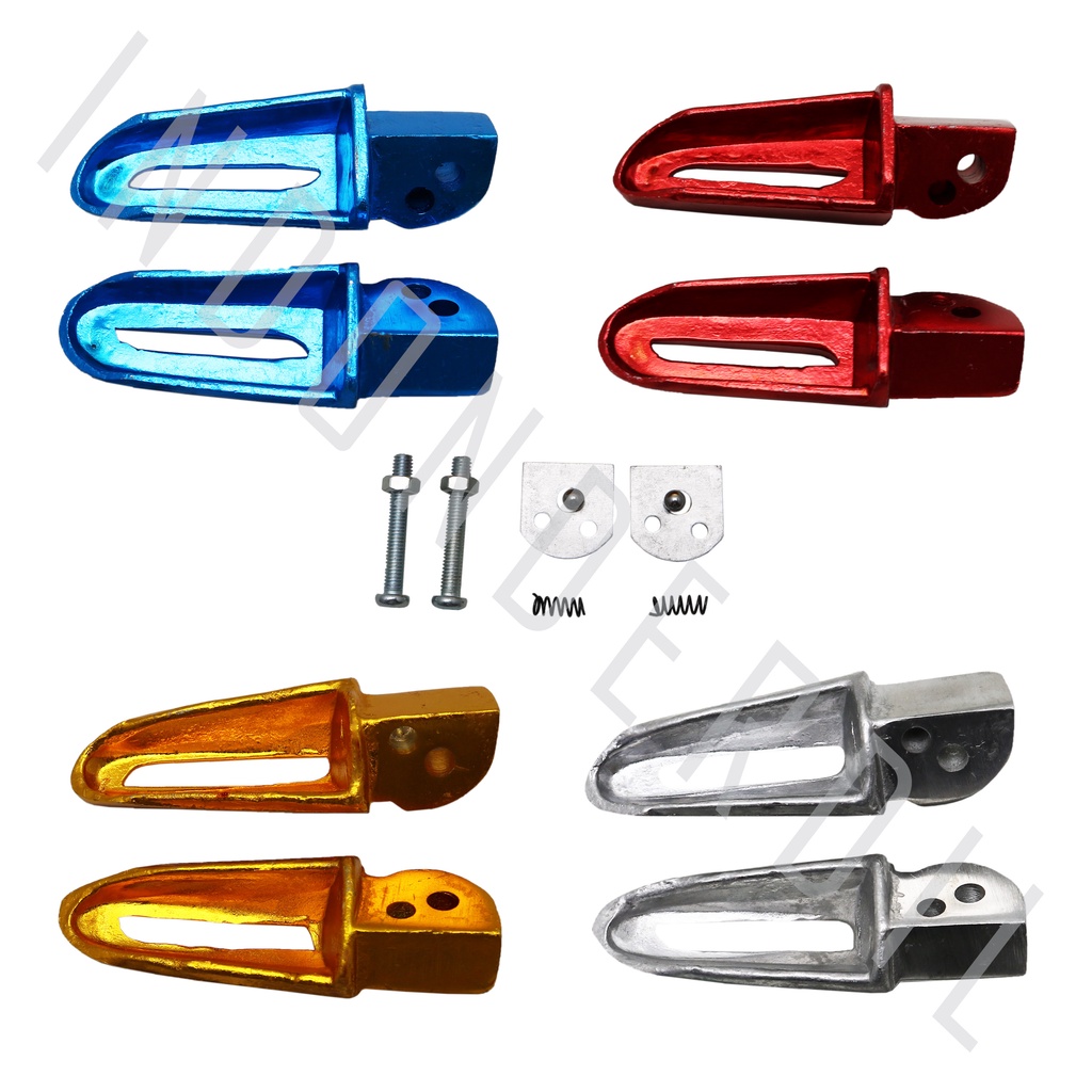 Footstep-Foot Step-Pijakan Belakang Variasi Warna Hoinda Matic Beat FI-Karbu-Lama/Revo Absolute/Blade/Spacy/Vario Injection 125-150 Merah-Biru-Emas-Silver