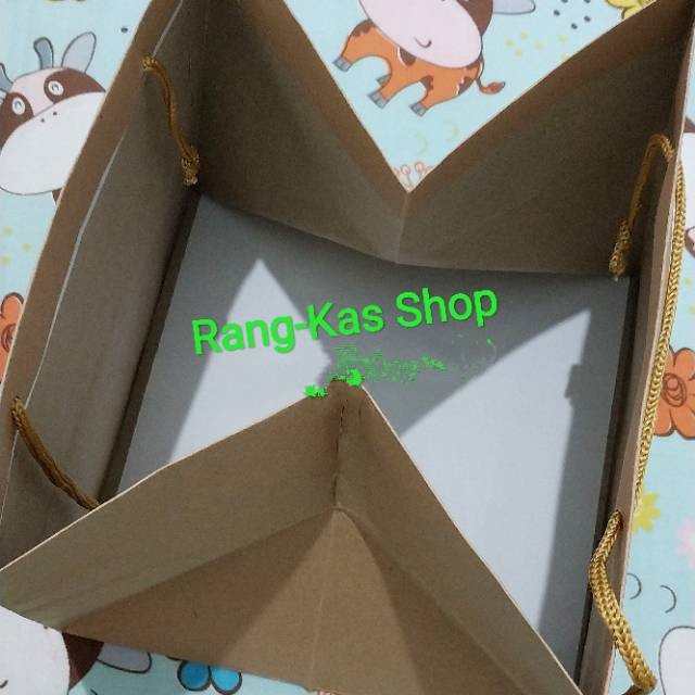 

(TERLARIS) doff 22x22 Polos Kue samson Paperbag Small