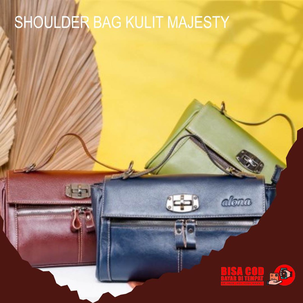 TAS WANITA SHOULDER BAG TERBARU  MAJESTY KULIT ASLI