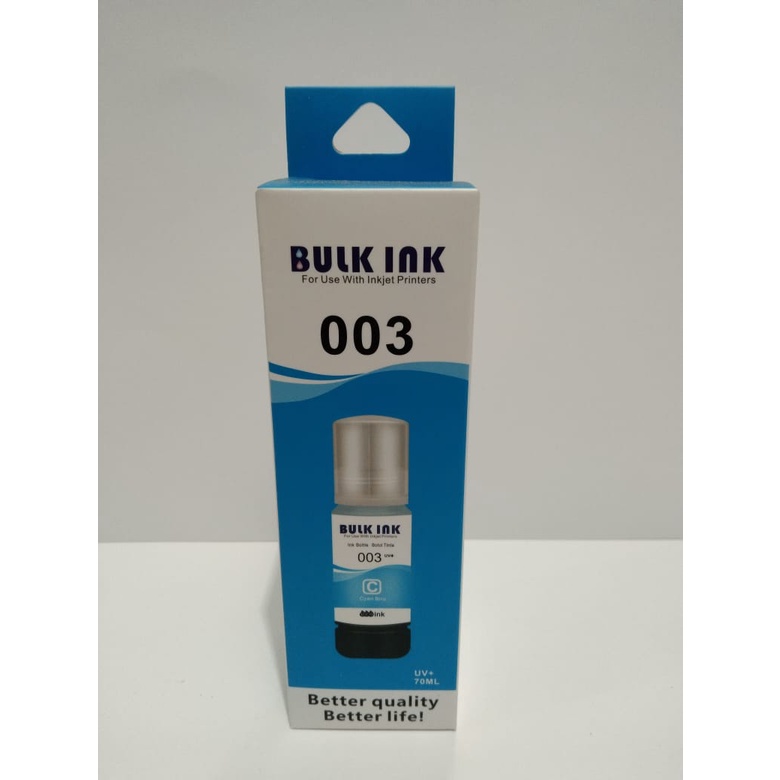 Tinta Bulk ink 003 Untuk Printer Epson L1110 L3110 L3116 L3150 L3156 L5190 NET VOL (70ML)