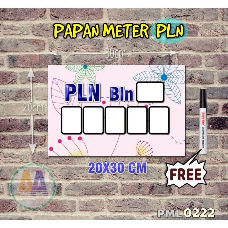 

Papan Meter Listrik PLN PAM motif Unik - Shabby 22 - Toko2A