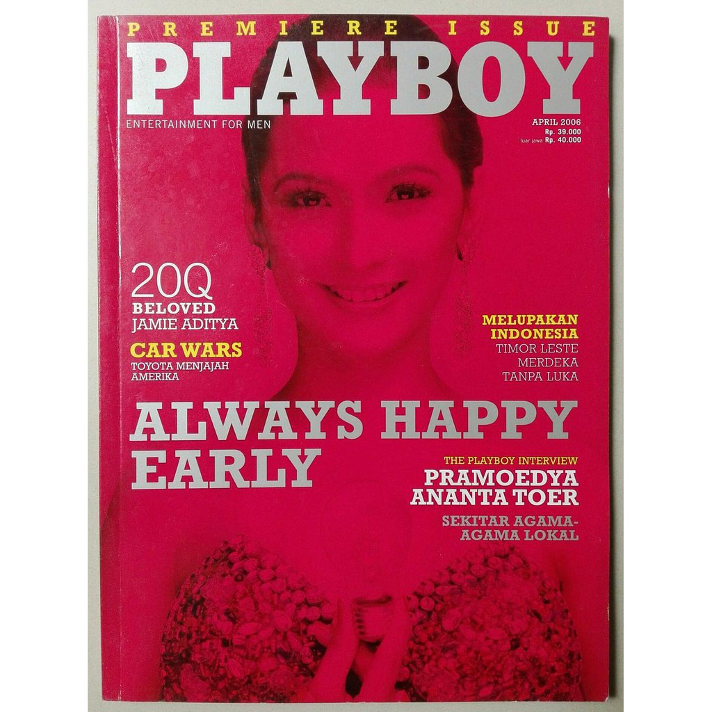 Jual Majalah Playboy Perdana April 2006 : Andhara Early & Interview