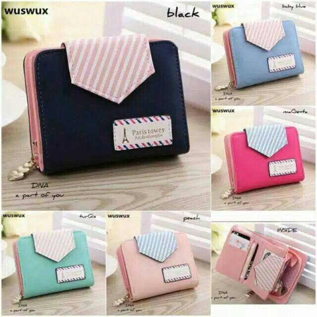  Dompet  Wanita  Mini  Bowinner Lucu Bahan Taiga Size 10x10 