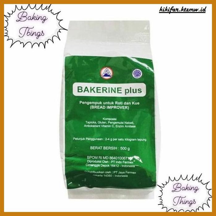 

Redwop-Gnikab- Bakerine Plus/Bread Improver/Pelembut Roti/Murah/500Gram -Hallall.