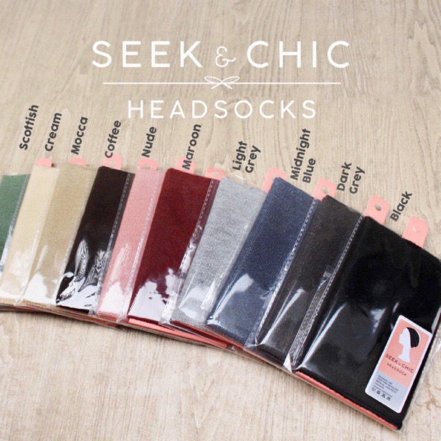 Inner jilbab/headsock kaos katun by seek n chic