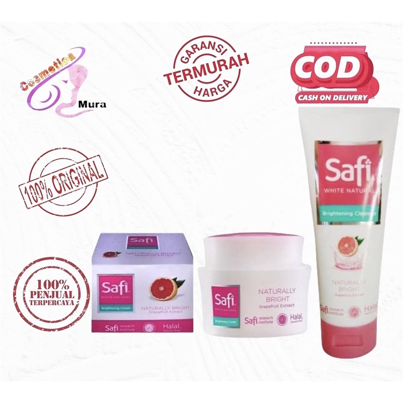 sale || safi white natural brightening cream mangosteen and grapefruit || cream wajah safi white natural