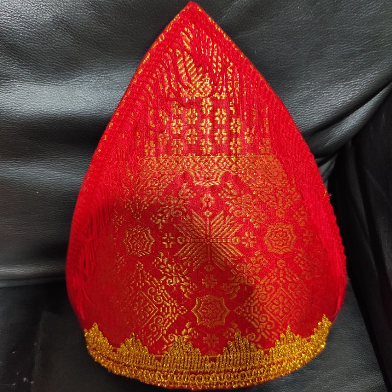 Topi Ulos Batak Sortopi Pengantin Penari Pria Karo Toba