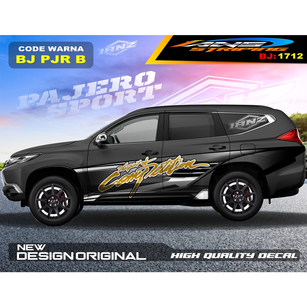 STICKER VARIASI MOBIL FORTUNER / STIKER MOBIL GRAND LIVINA / VARIASI STIKER PAJERO / STIKER MOBIL